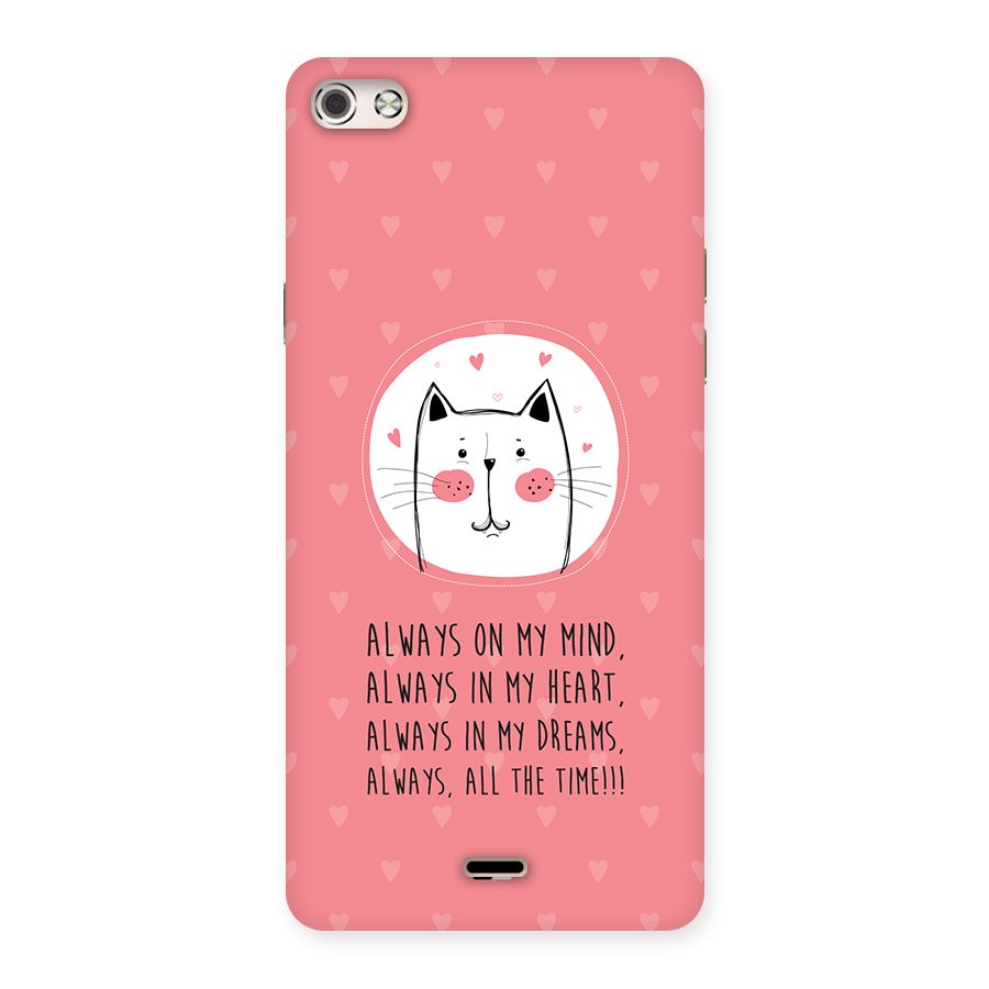 Always In Mind Back Case for Canvas Silver 5