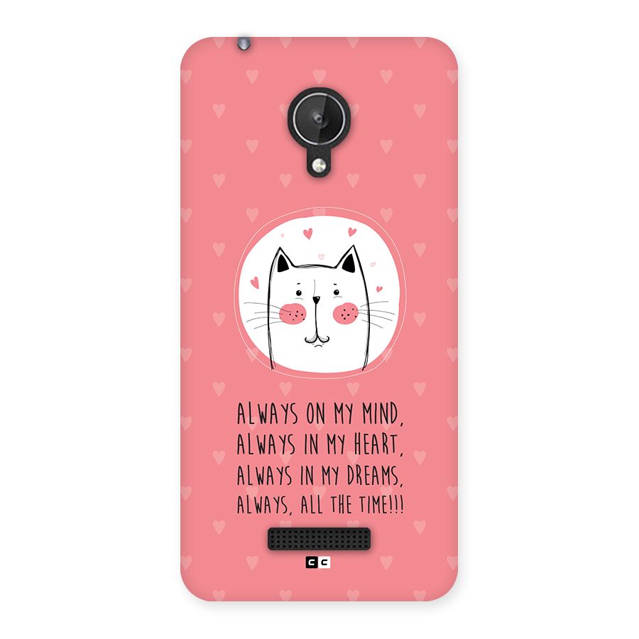 Always In Mind Back Case for Canvas Spark Q380