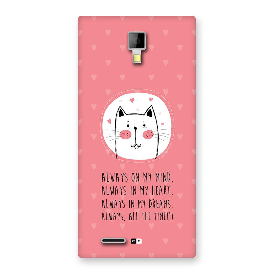 Always In Mind Back Case for Canvas Xpress A99