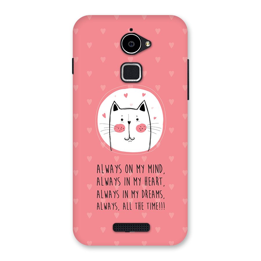 Always In Mind Back Case for Coolpad Note 3 Lite