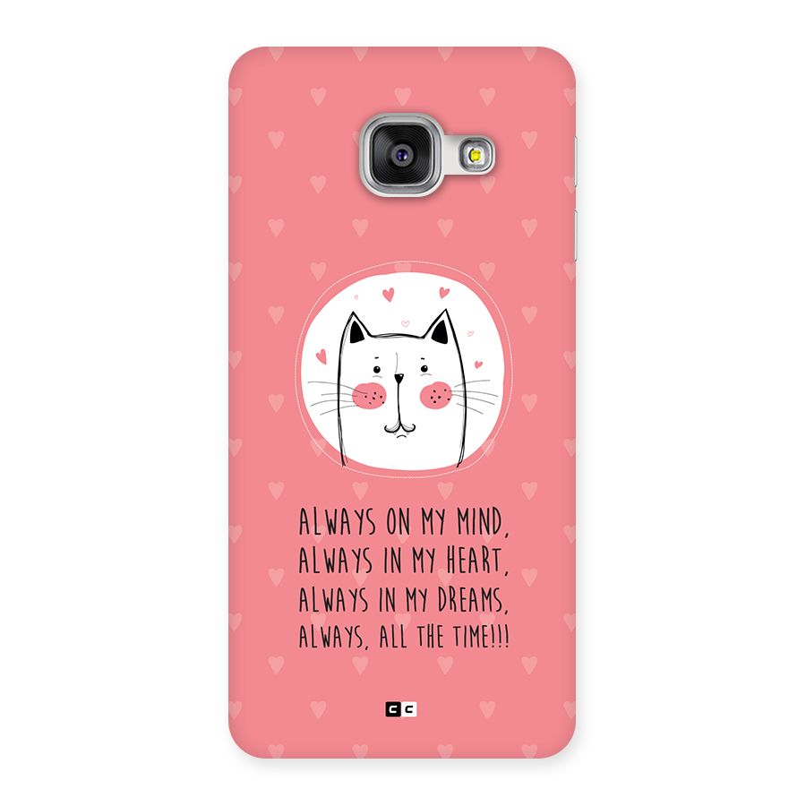 Always In Mind Back Case for Galaxy A3 (2016)