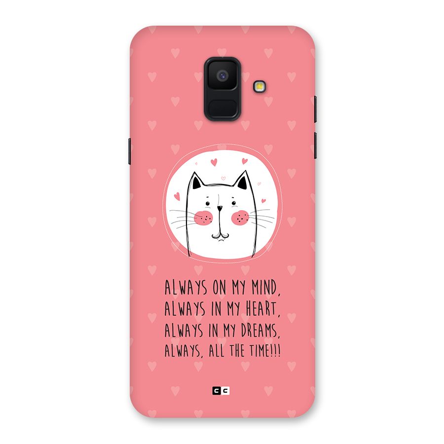Always In Mind Back Case for Galaxy A6 (2018)