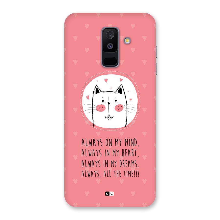 Always In Mind Back Case for Galaxy A6 Plus