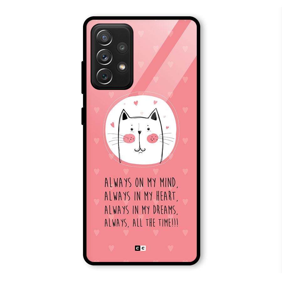 Always In Mind Back Case for Galaxy A72