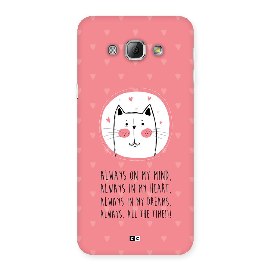 Always In Mind Back Case for Galaxy A8