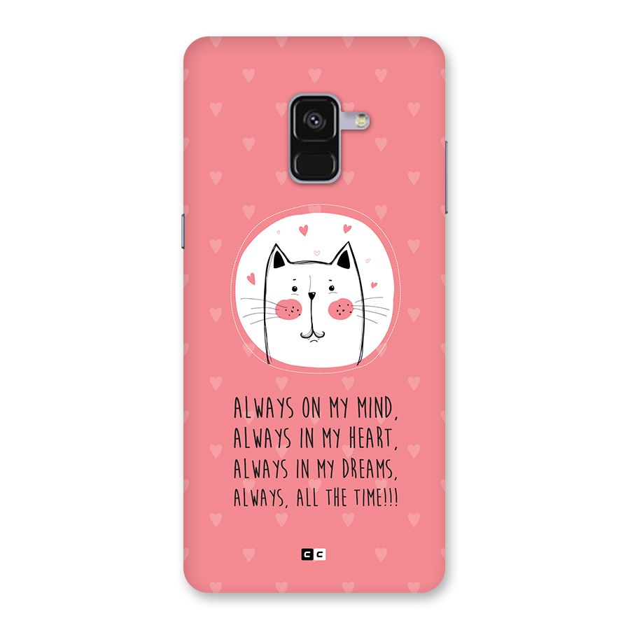 Always In Mind Back Case for Galaxy A8 Plus