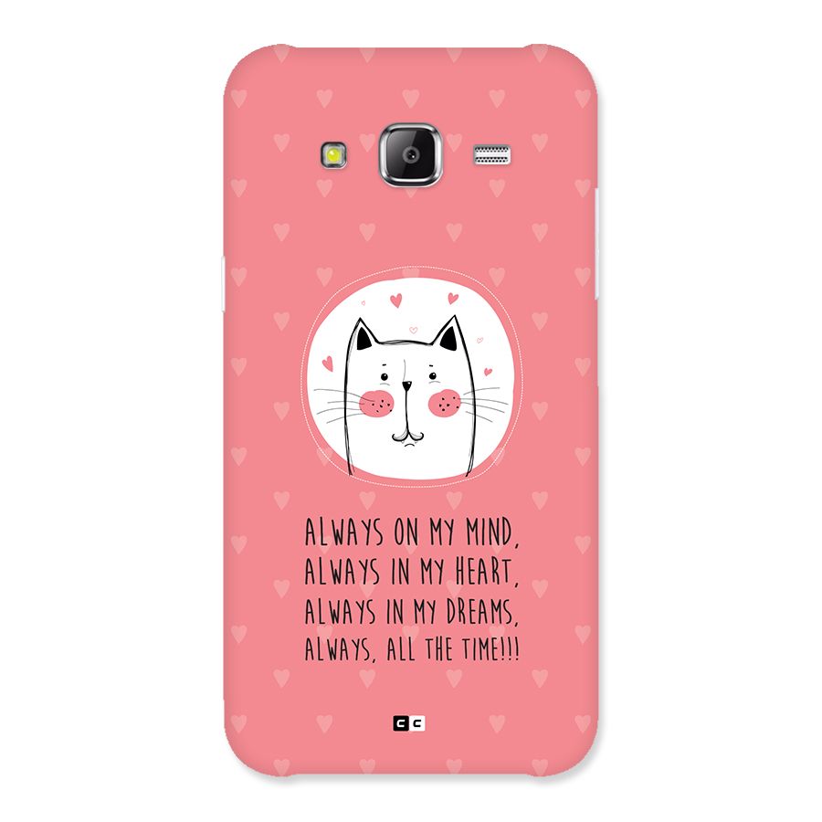 Always In Mind Back Case for Galaxy J2 Prime