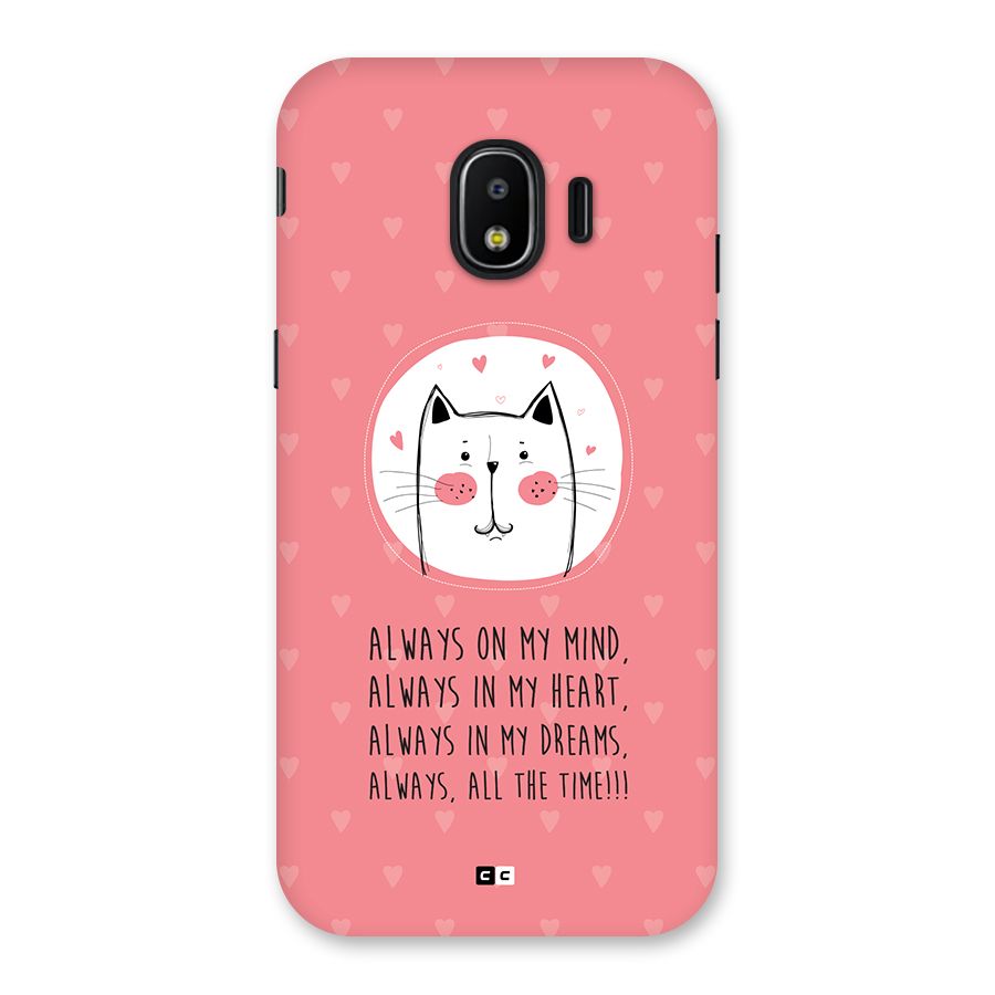Always In Mind Back Case for Galaxy J2 Pro 2018