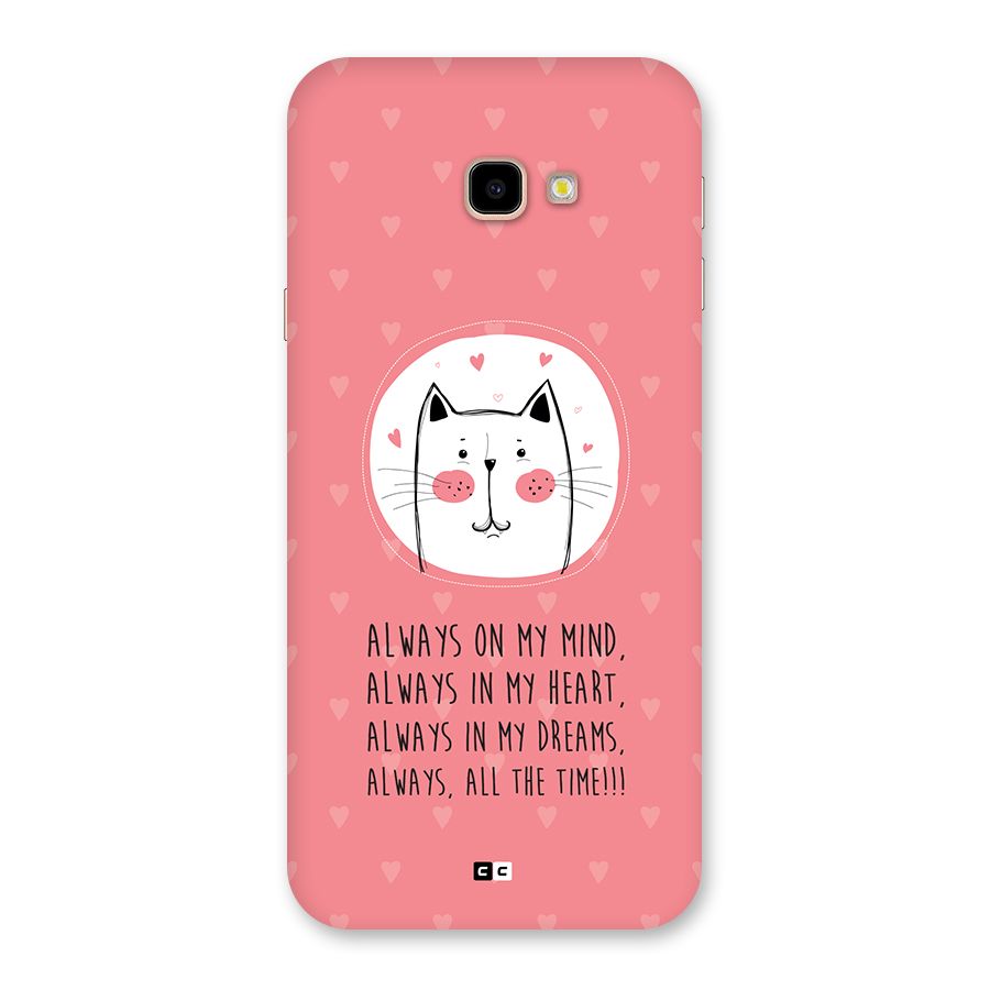 Always In Mind Back Case for Galaxy J4 Plus