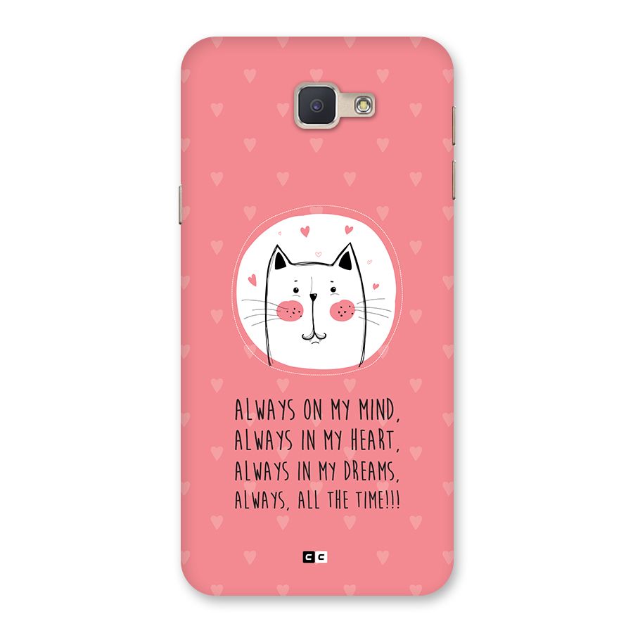Always In Mind Back Case for Galaxy J5 Prime