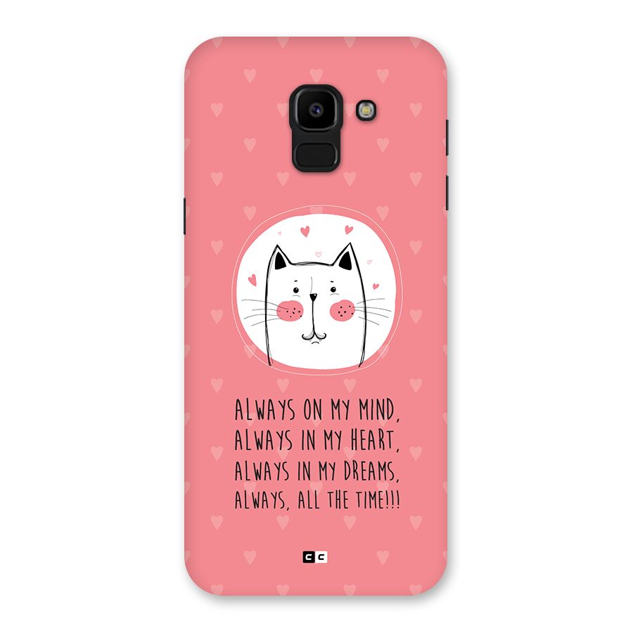 Always In Mind Back Case for Galaxy J6