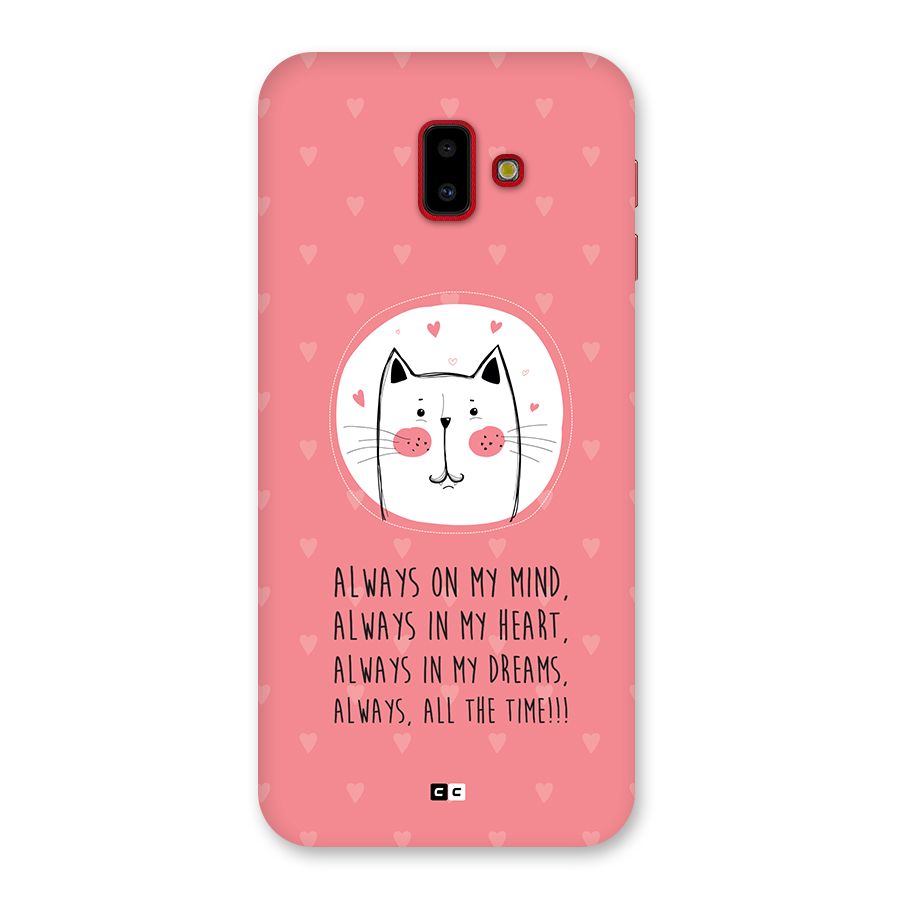 Always In Mind Back Case for Galaxy J6 Plus