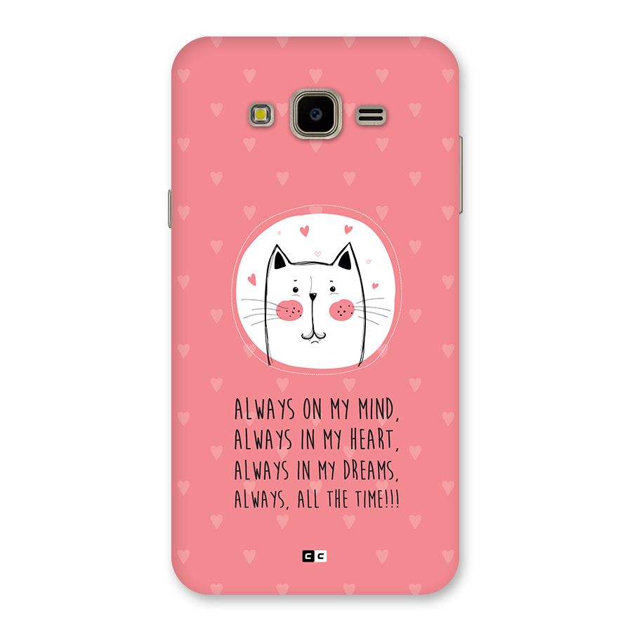 Always In Mind Back Case for Galaxy J7 Nxt