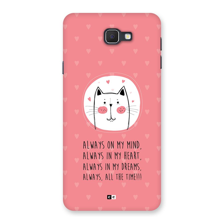 Always In Mind Back Case for Galaxy J7 Prime