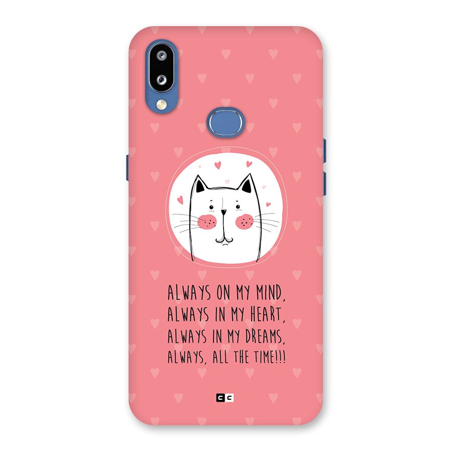 Always In Mind Back Case for Galaxy M01s