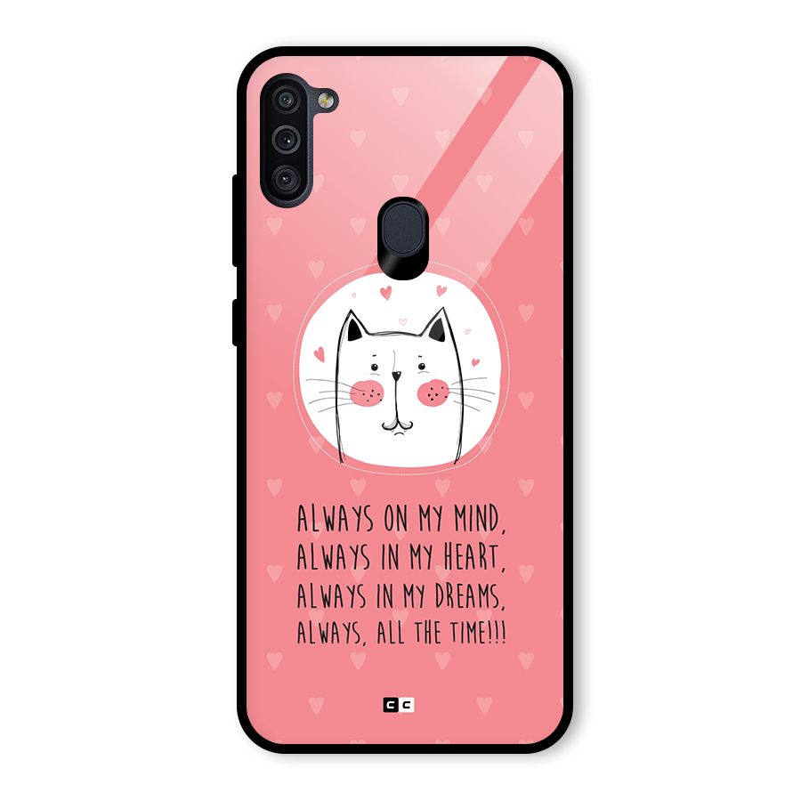 Always In Mind Back Case for Galaxy M11