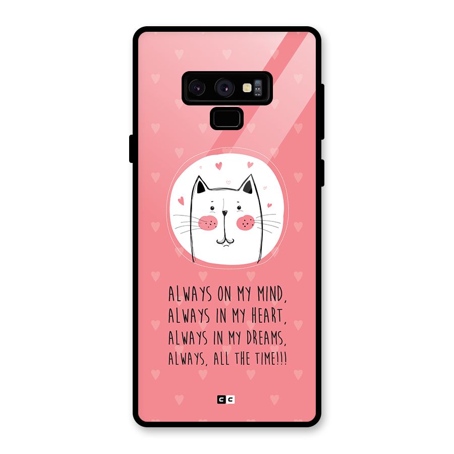 Always In Mind Back Case for Galaxy Note 9