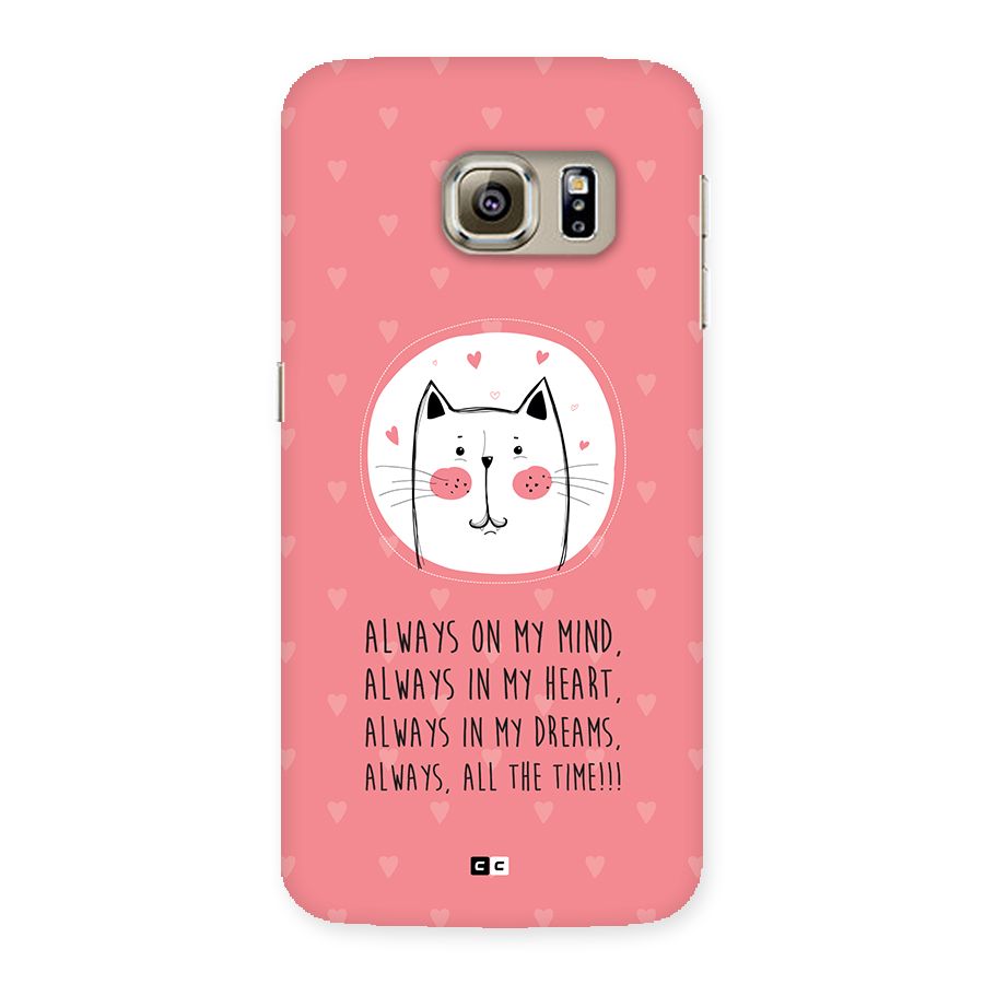 Always In Mind Back Case for Galaxy S6 edge
