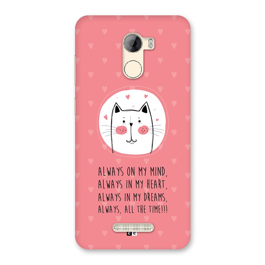Always In Mind Back Case for Gionee A1 LIte