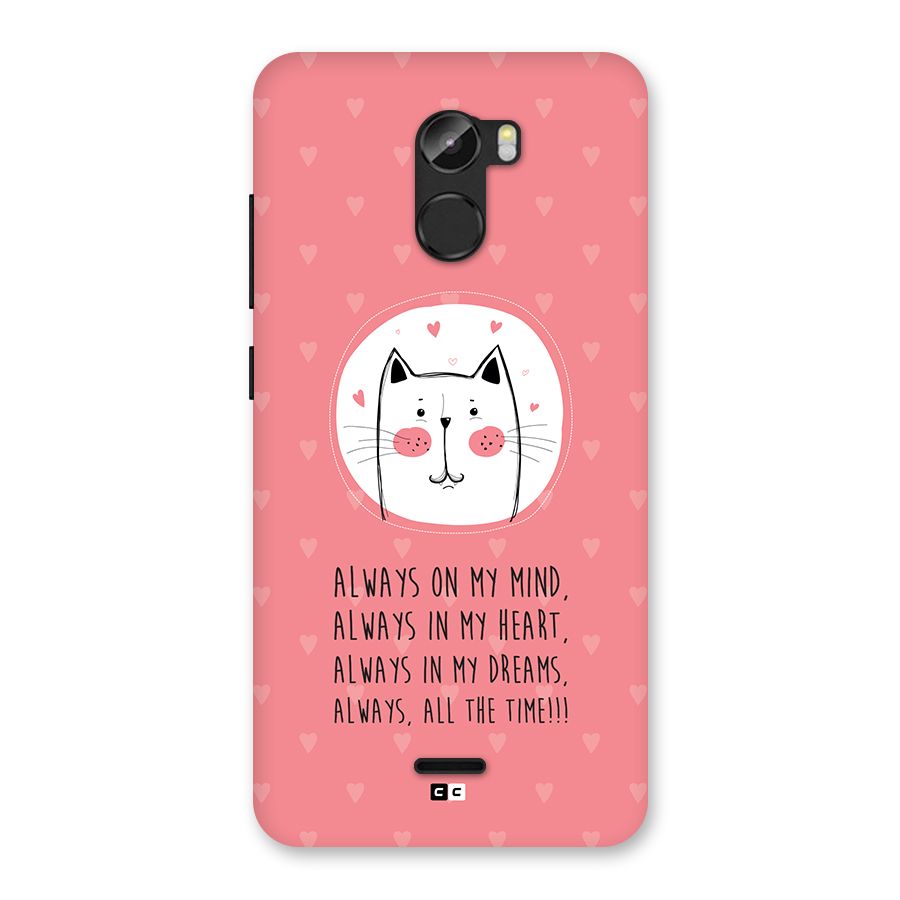 Always In Mind Back Case for Gionee X1
