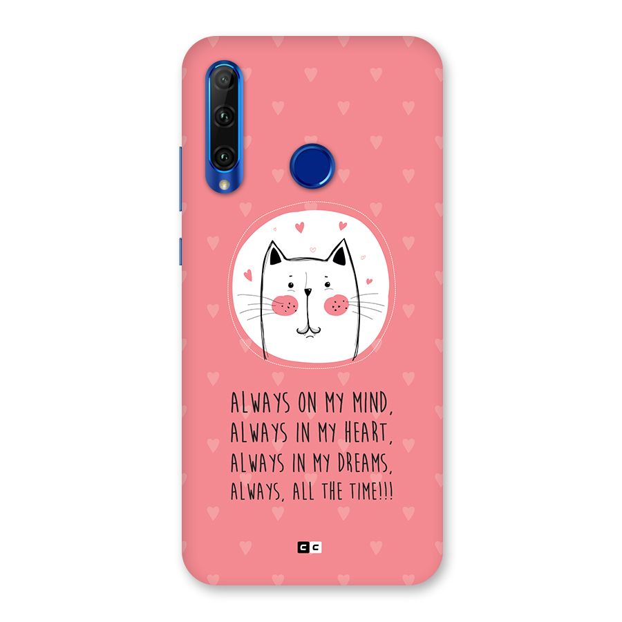 Always In Mind Back Case for Honor 20i
