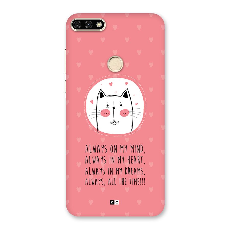 Always In Mind Back Case for Honor 7A