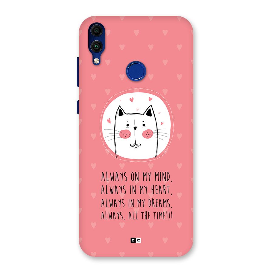 Always In Mind Back Case for Honor 8C