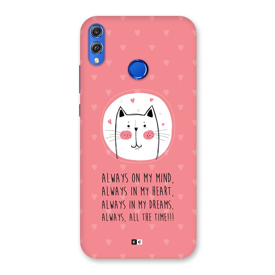 Always In Mind Back Case for Honor 8X