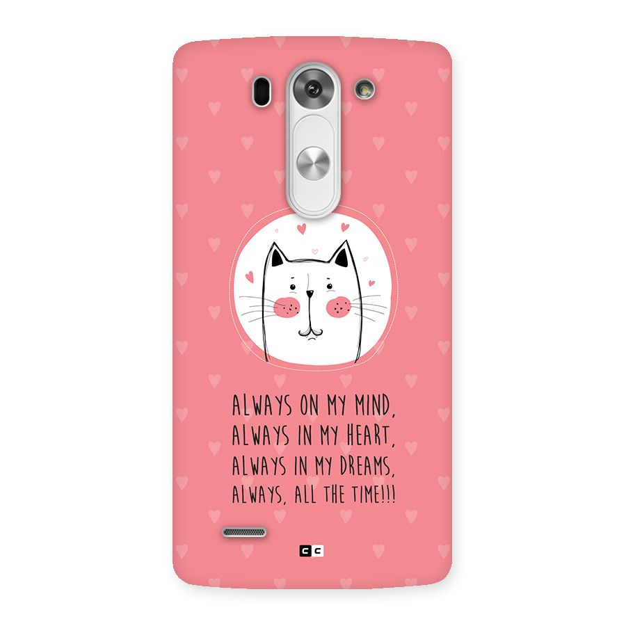Always In Mind Back Case for LG G3 Mini