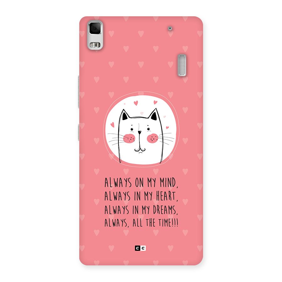 Always In Mind Back Case for Lenovo K3 Note