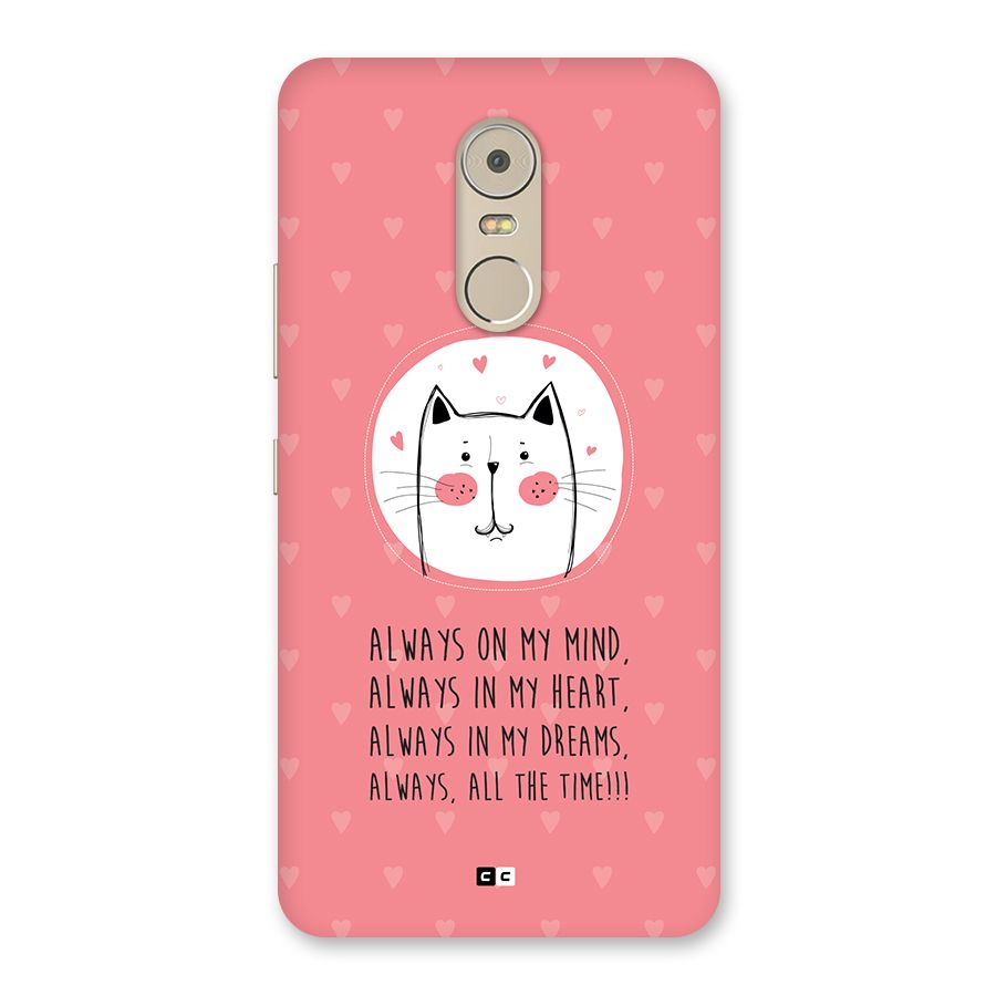 Always In Mind Back Case for Lenovo K6 Note