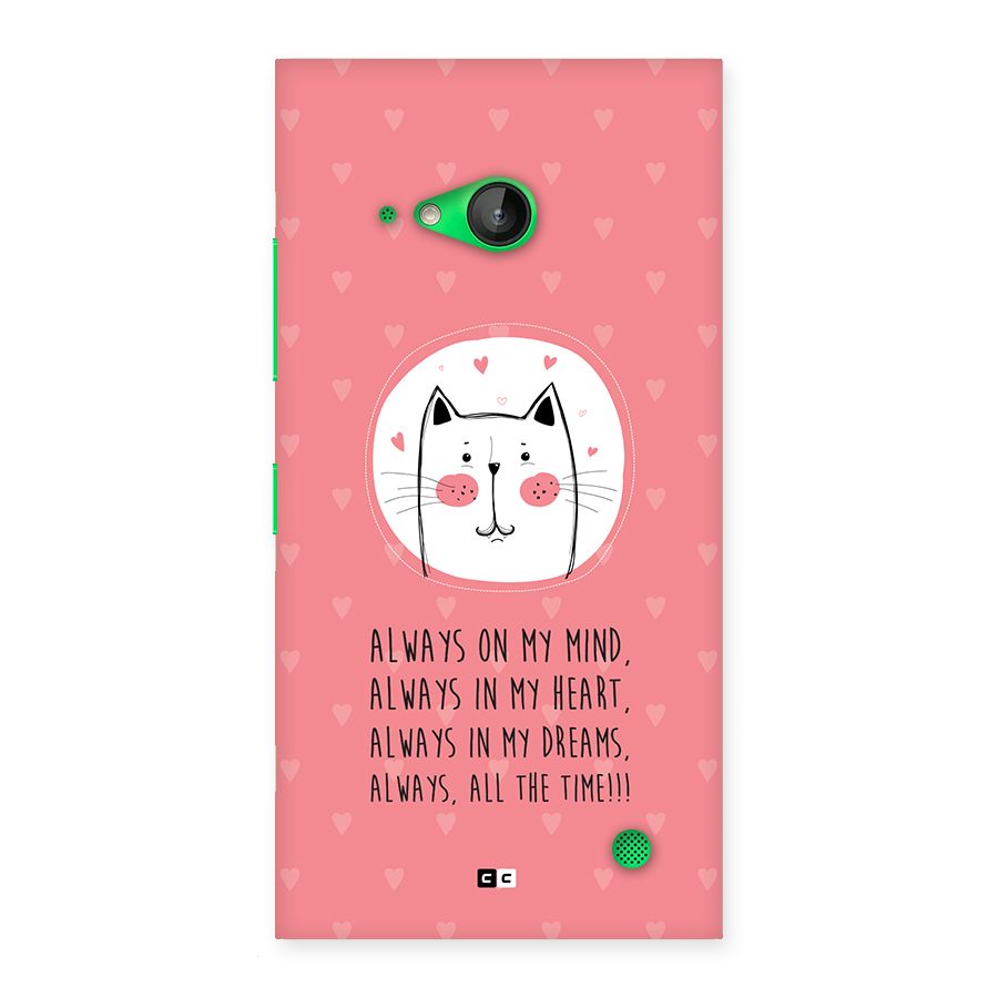Always In Mind Back Case for Lumia 730