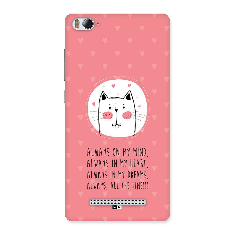 Always In Mind Back Case for Mi4i