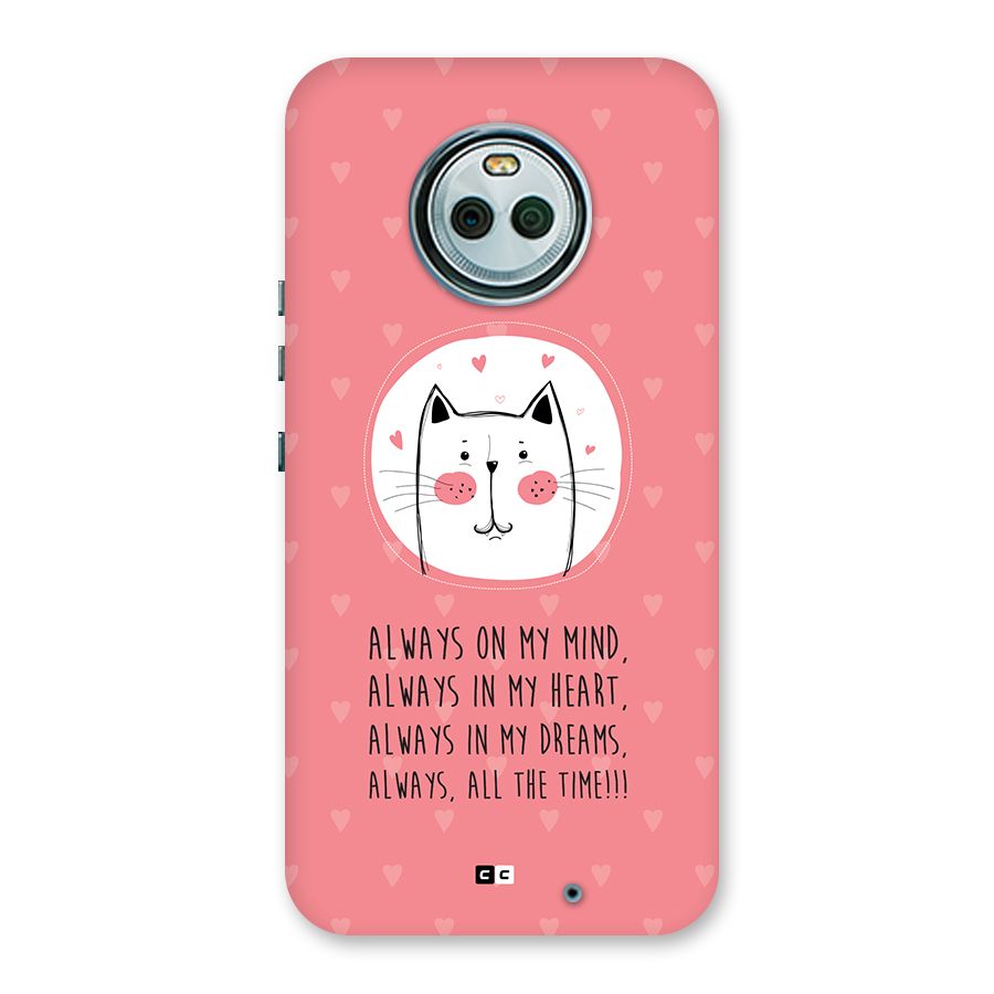 Always In Mind Back Case for Moto X4