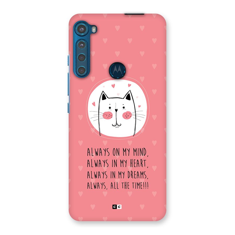 Always In Mind Back Case for Motorola One Fusion Plus