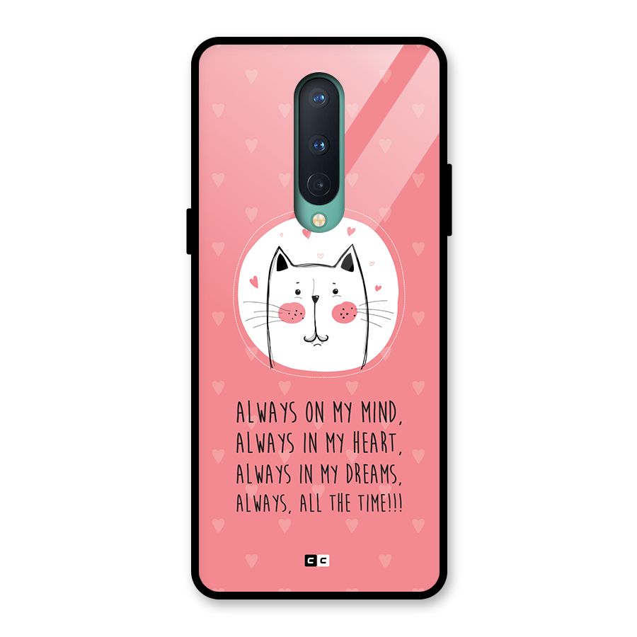 Always In Mind Back Case for OnePlus 8