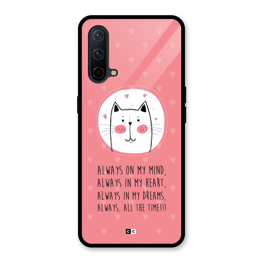 Always In Mind Back Case for OnePlus Nord CE 5G