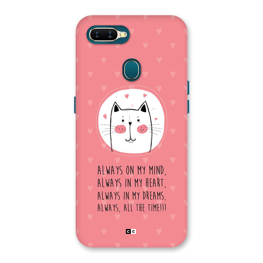 Always In Mind Back Case for Oppo A12