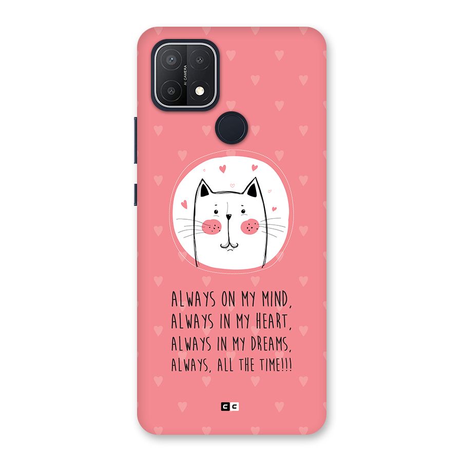 Always In Mind Back Case for Oppo A15s