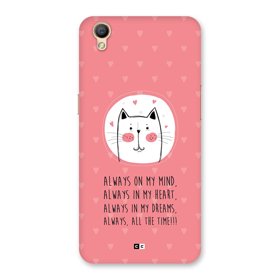 Always In Mind Back Case for Oppo A37