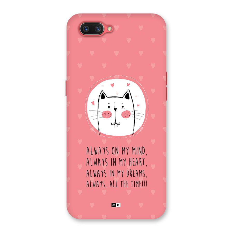 Always In Mind Back Case for Oppo A3s