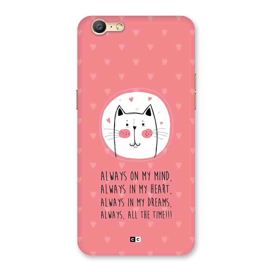 Always In Mind Back Case for Oppo A57