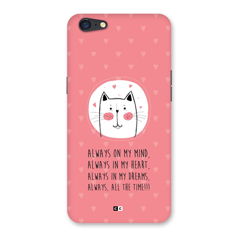 Always In Mind Back Case for Oppo A71