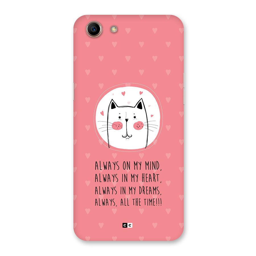 Always In Mind Back Case for Oppo A83 (2018)