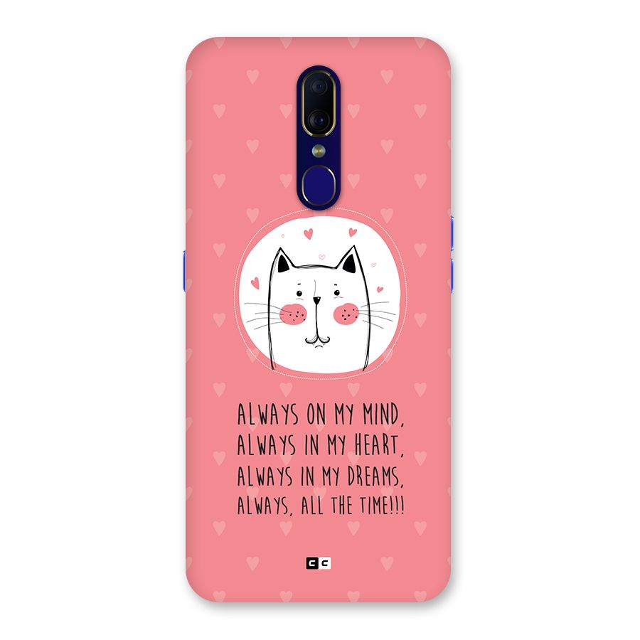 Always In Mind Back Case for Oppo A9