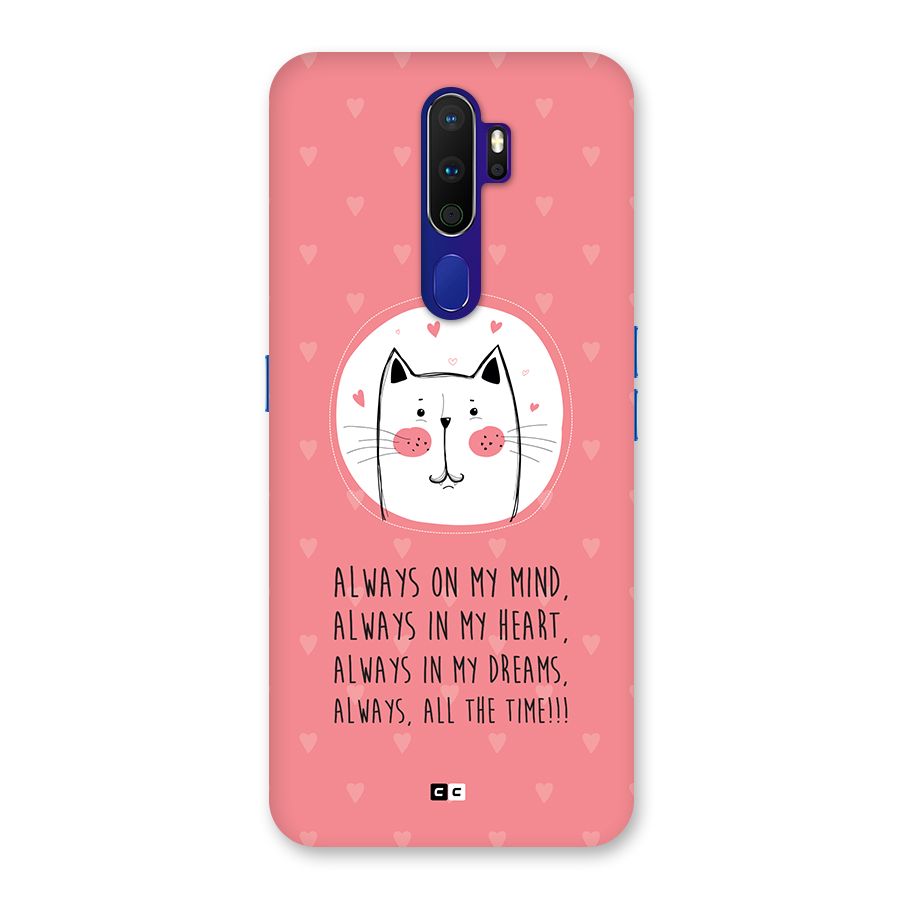 Always In Mind Back Case for Oppo A9 (2020)