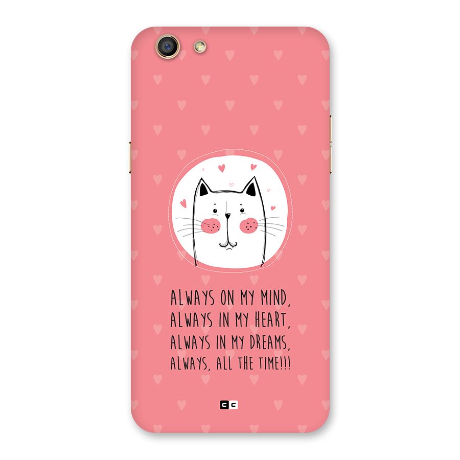 Always In Mind Back Case for Oppo F3