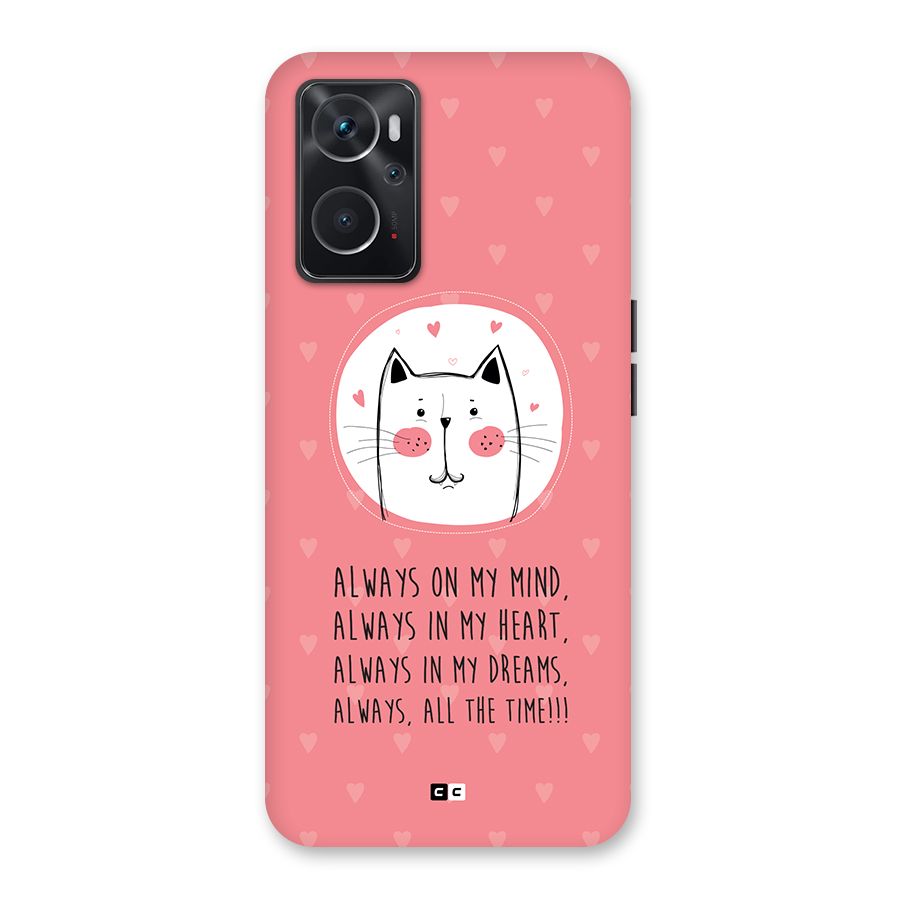 Always In Mind Back Case for Oppo K10 4G