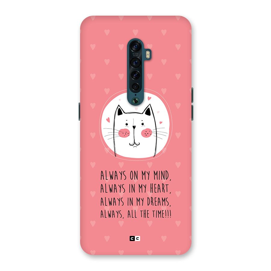 Always In Mind Back Case for Oppo Reno2