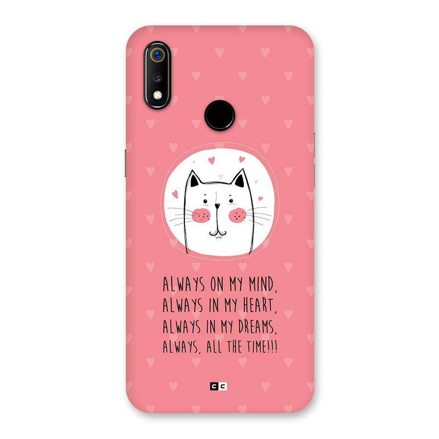 Always In Mind Back Case for Realme 3